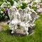 Northlight 14" Gray Set of 2 Decorative Sitting Angel Outdoor Garden Statues